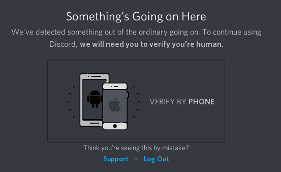 Spyware Watchdog - discord phone verification