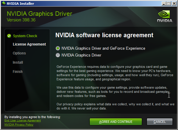 Driver nvidia online 398.36